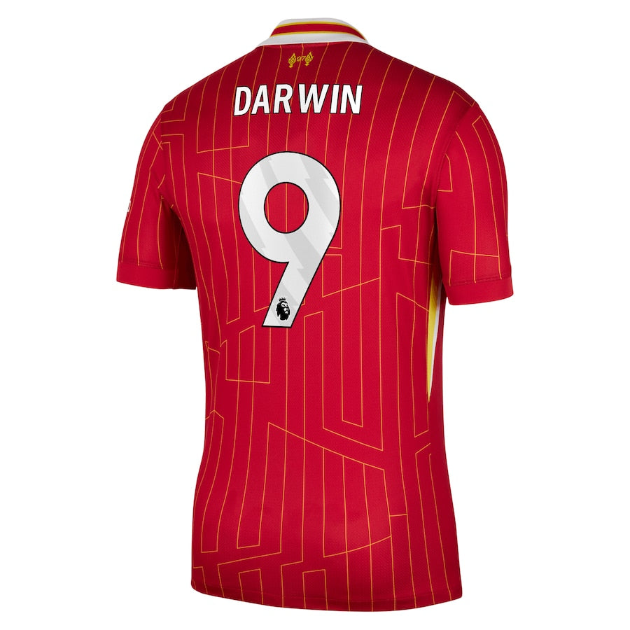 Darwin Núñez Liverpool Nike 2024/25 Home Player Authentic T-shirt – Red