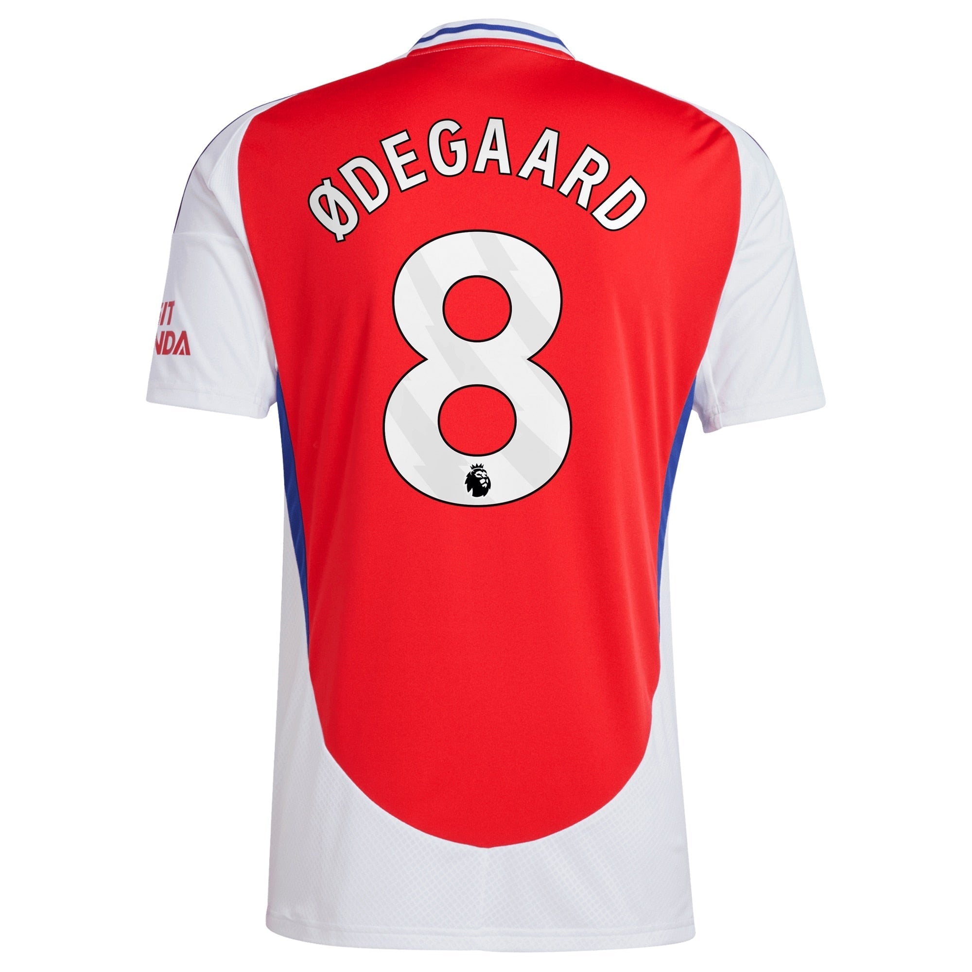 Martin Odegaard Arsenal adidas 2024/25 Home Player Authentic T-shirt – Red