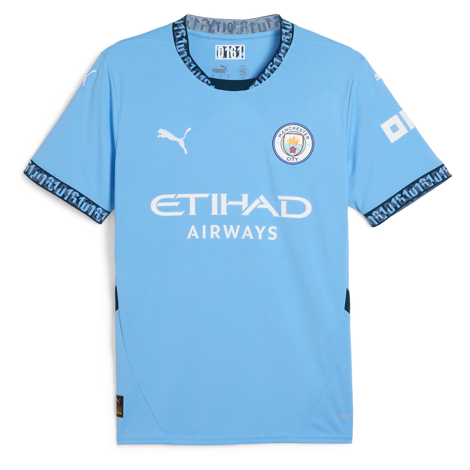 Kevin De Bruyne Manchester City Puma 2024/25 Home Player Authentic T-shirt - Light Blue