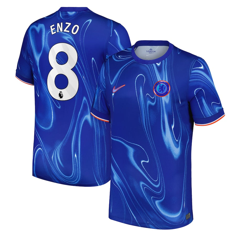 Enzo Fernández Chelsea Nike 2024/25 Home Player Authentic T-shirt - Blue