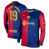 Lamine Yamal Barcelona Nike 2024/25 Home Player Long Sleeve Authentic T-shirt - Royal