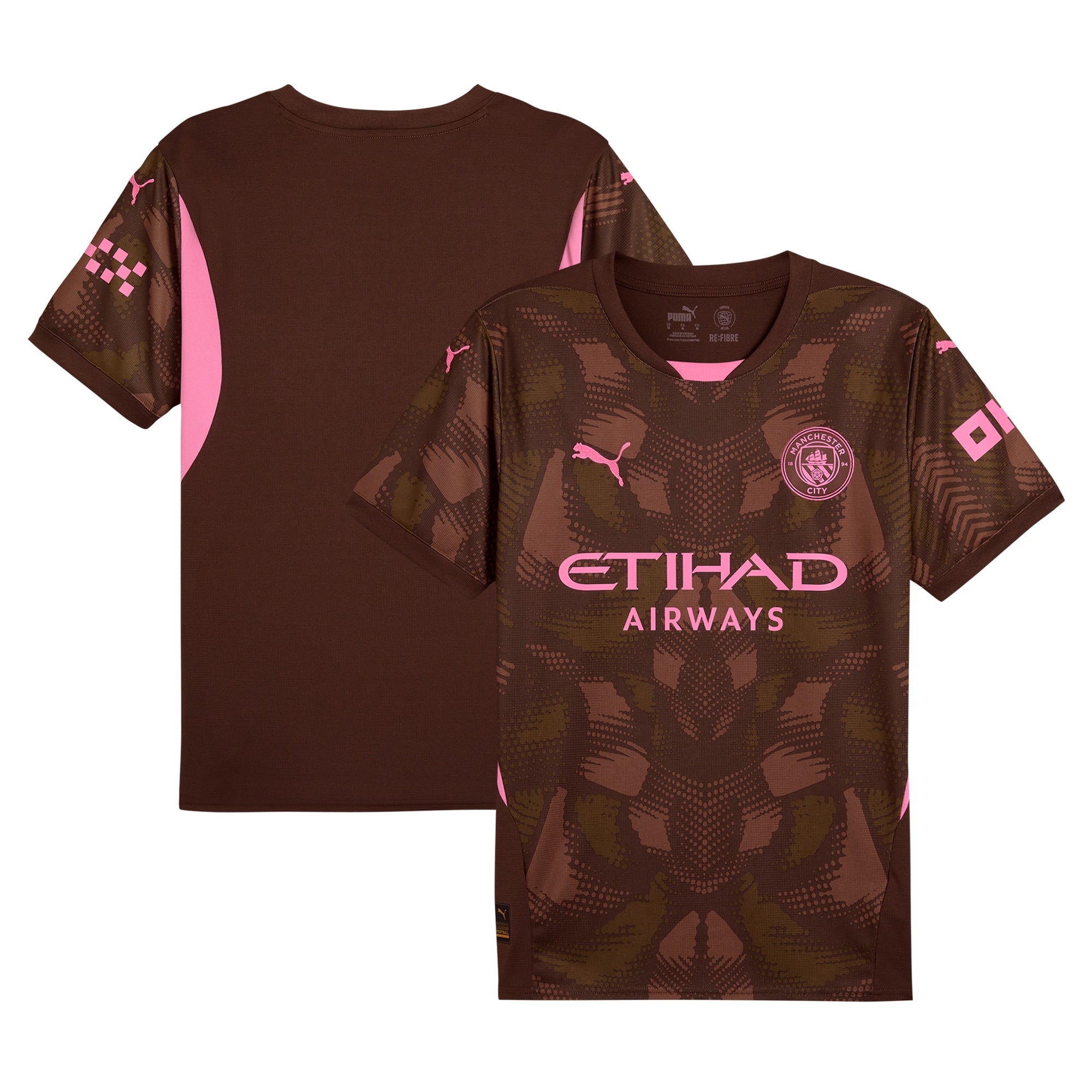Manchester City Puma 2024/25 Short Sleeve Goalkeeper Authentic T-shirt - Brown