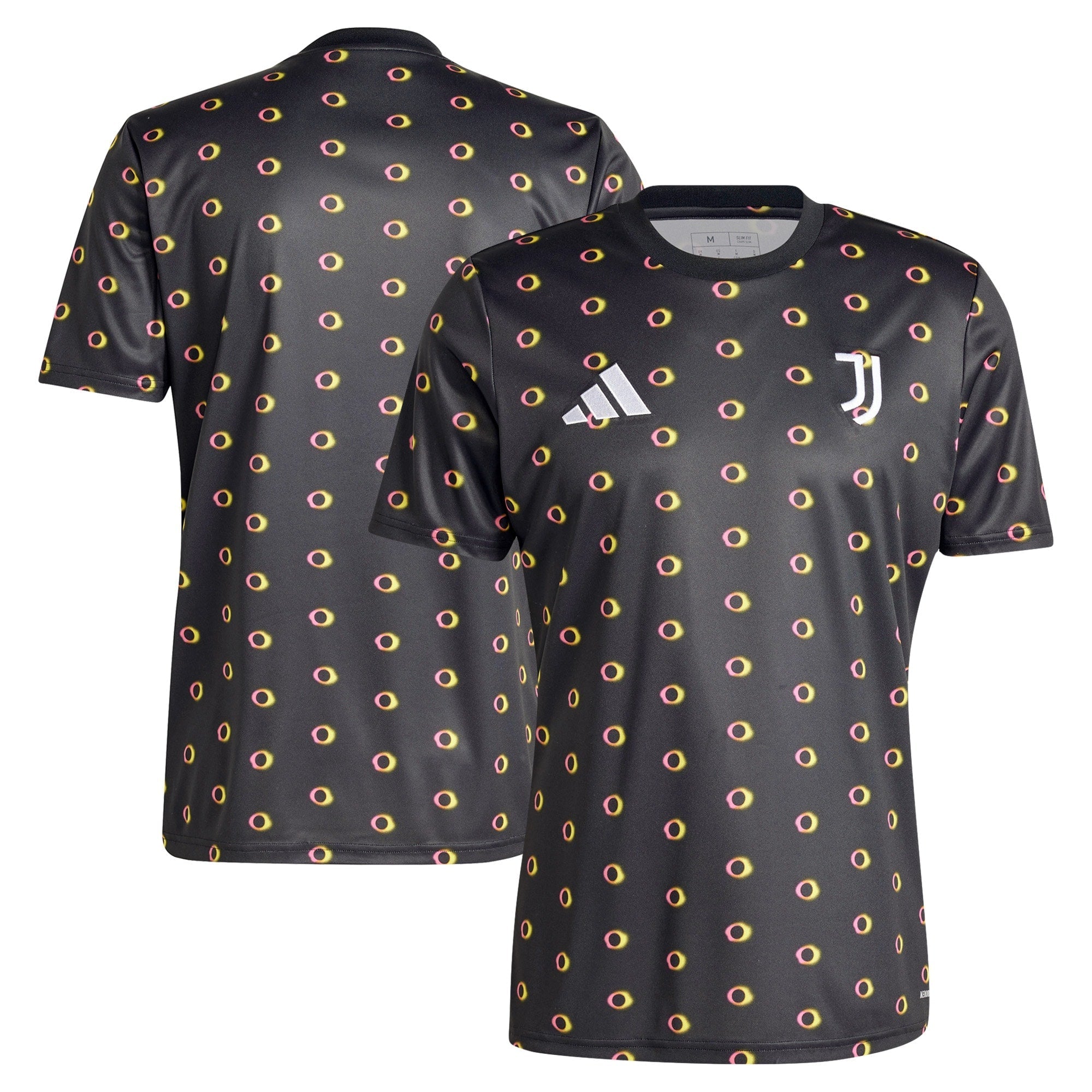 Juventus adidas 2024/25 Slim Fit Pre-Match Top - Black