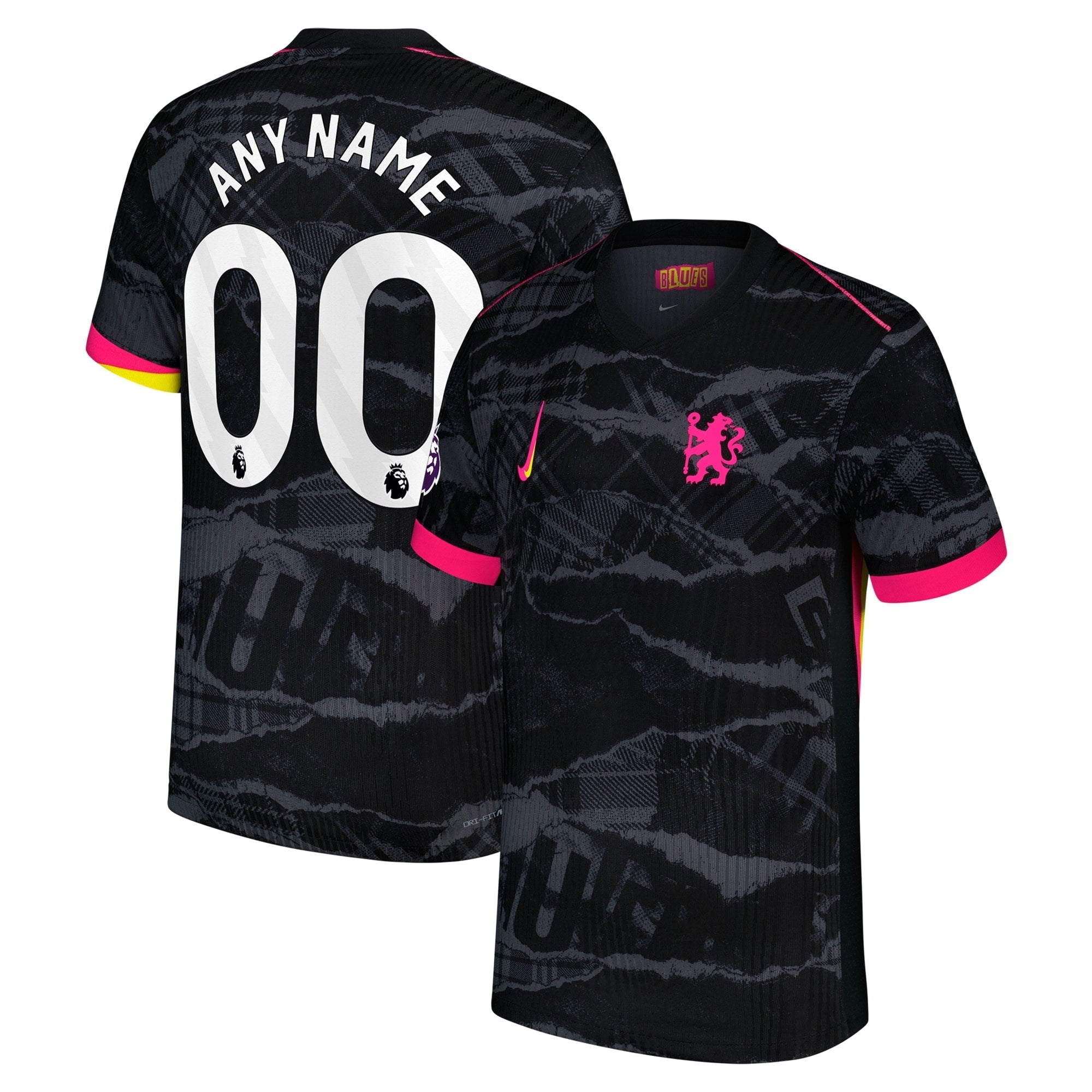Chelsea Nike 2024/25 Third Custom Authentic T-shirt - Anthracite