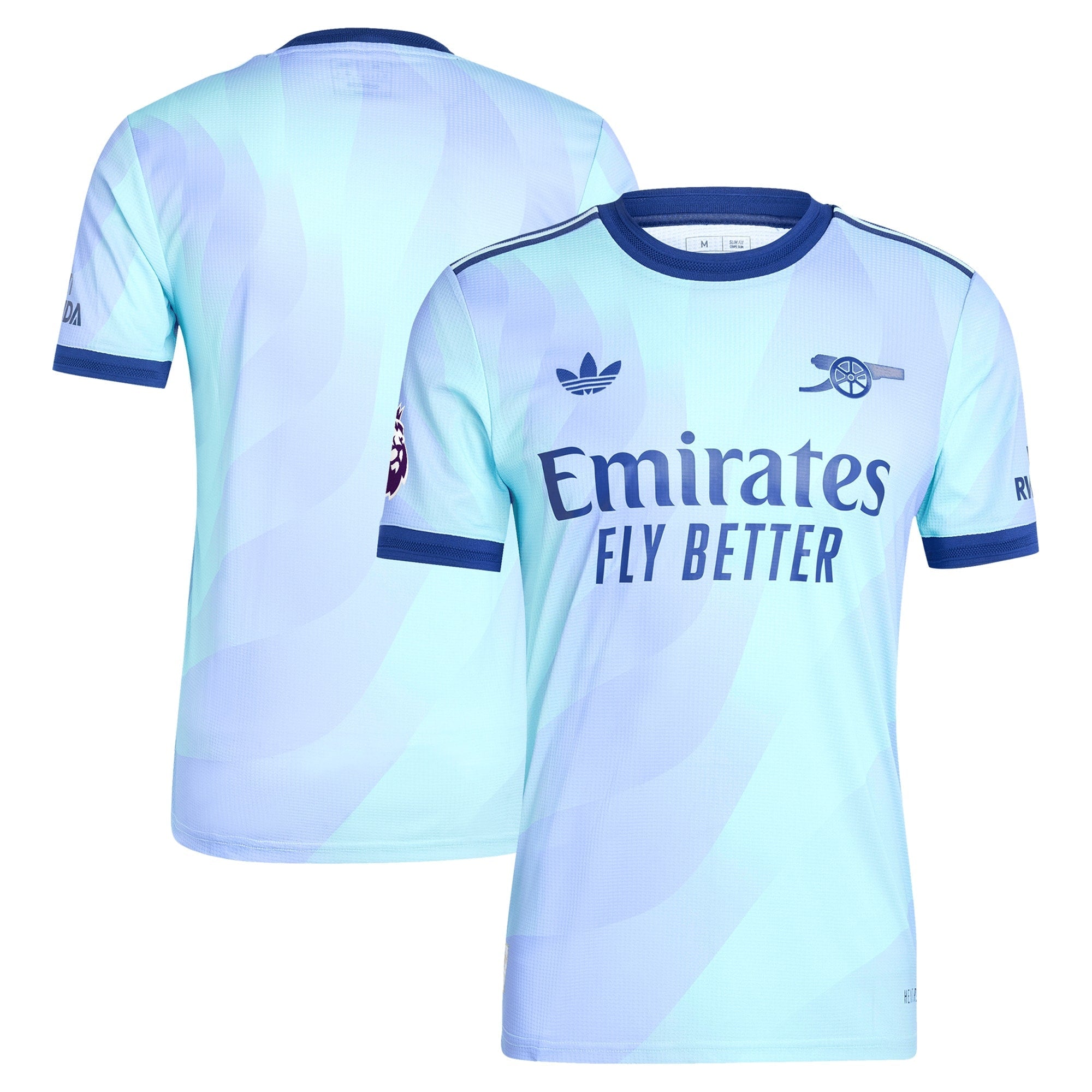 Arsenal adidas Originals 2024/25 Third Authentic T-shirt - Aqua