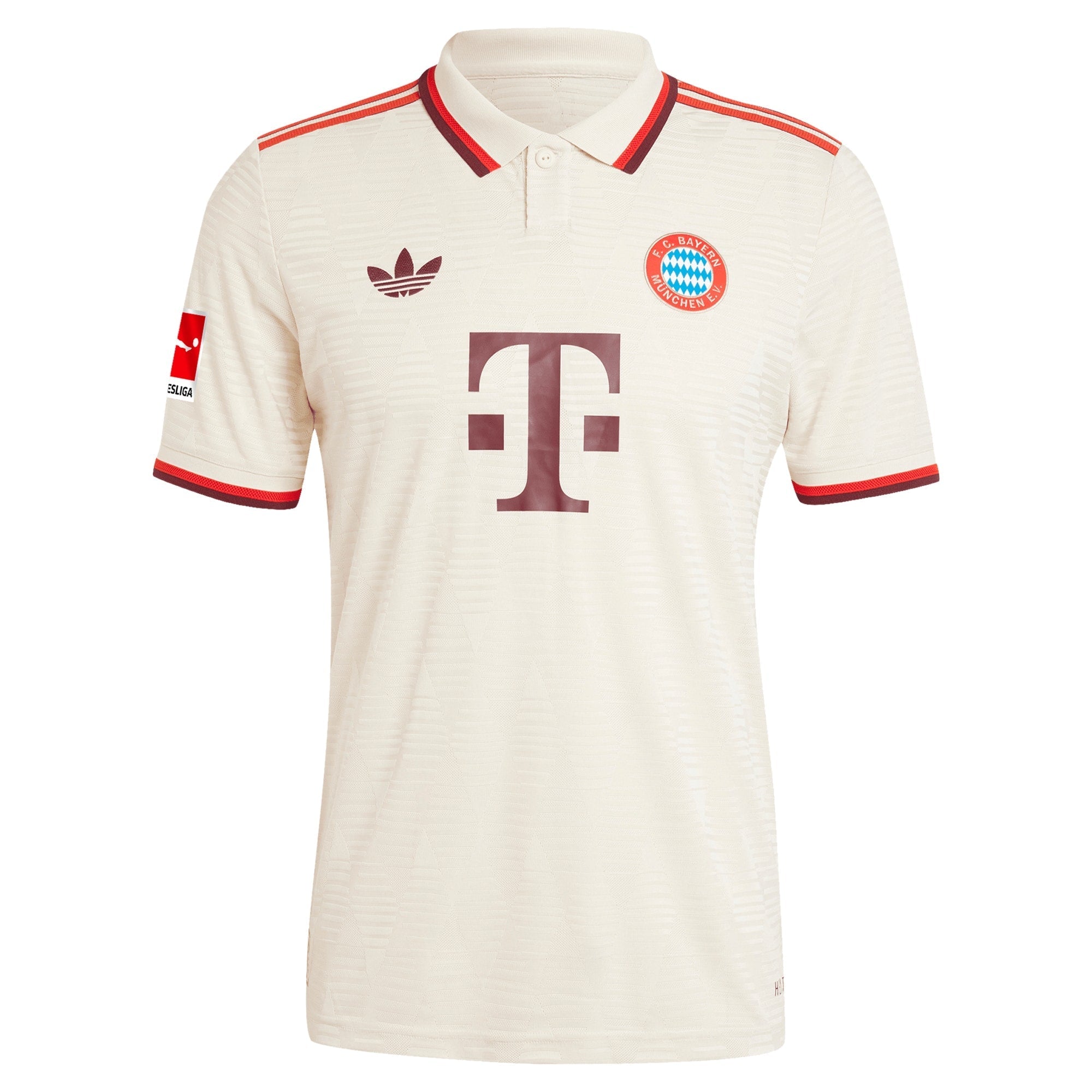 Bayern Munich adidas Originals 2024/25 Third Authentic T-shirt - Cream