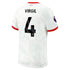 Virgil van Dijk Liverpool Nike 2024/25 Third Authentic T-shirt - White