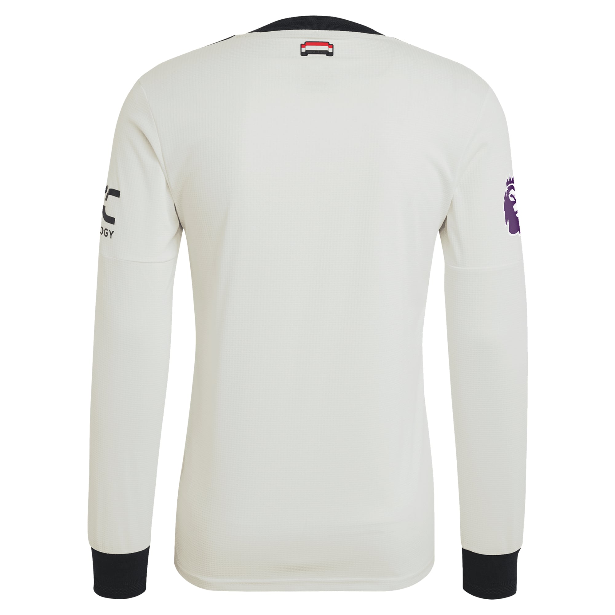Manchester United adidas Originals 2024/25 Third Long Sleeve Authentic T-shirt - Cream