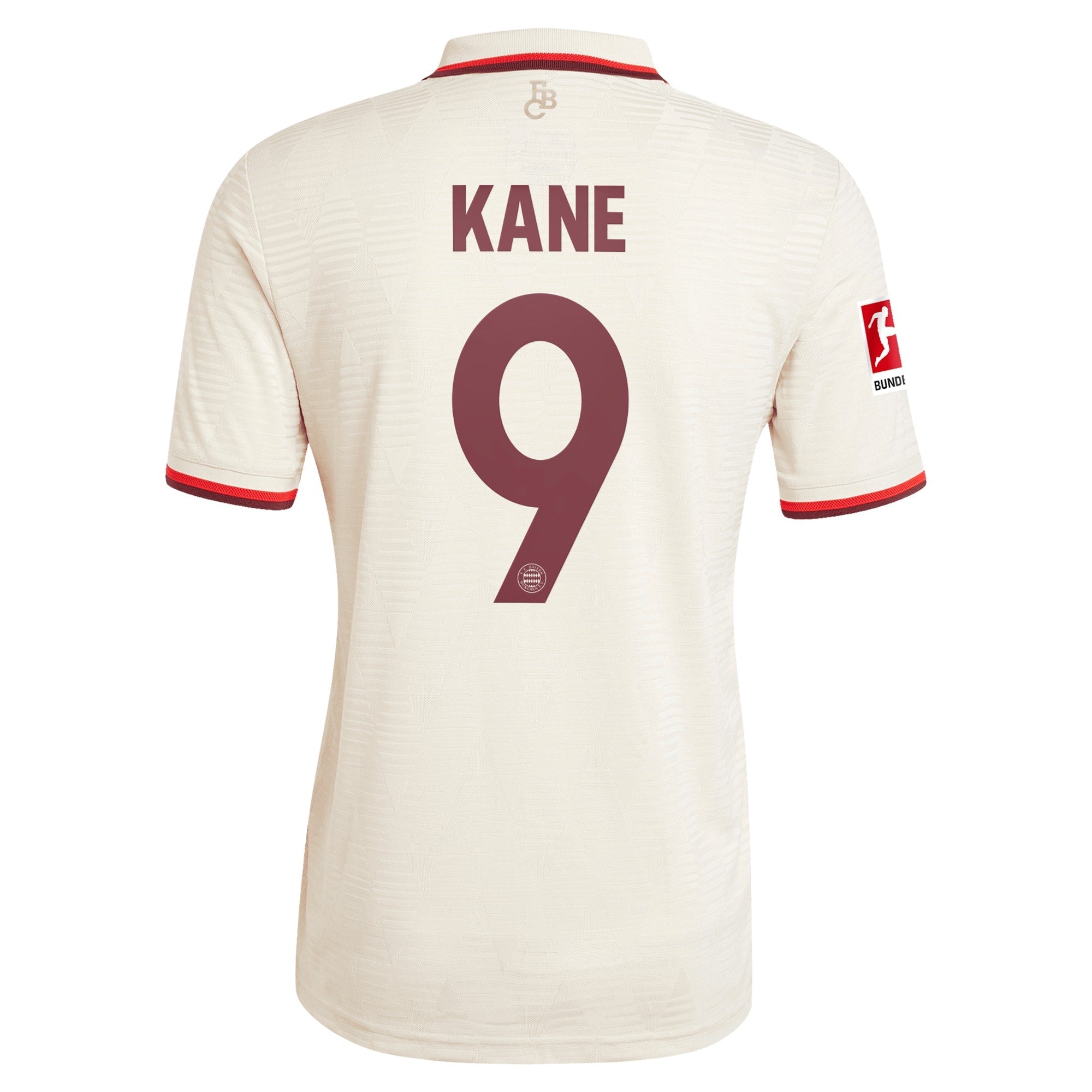 Harry Kane Bayern Munich adidas Originals 2024/25 Third Player Authentic T-shirt - Cream