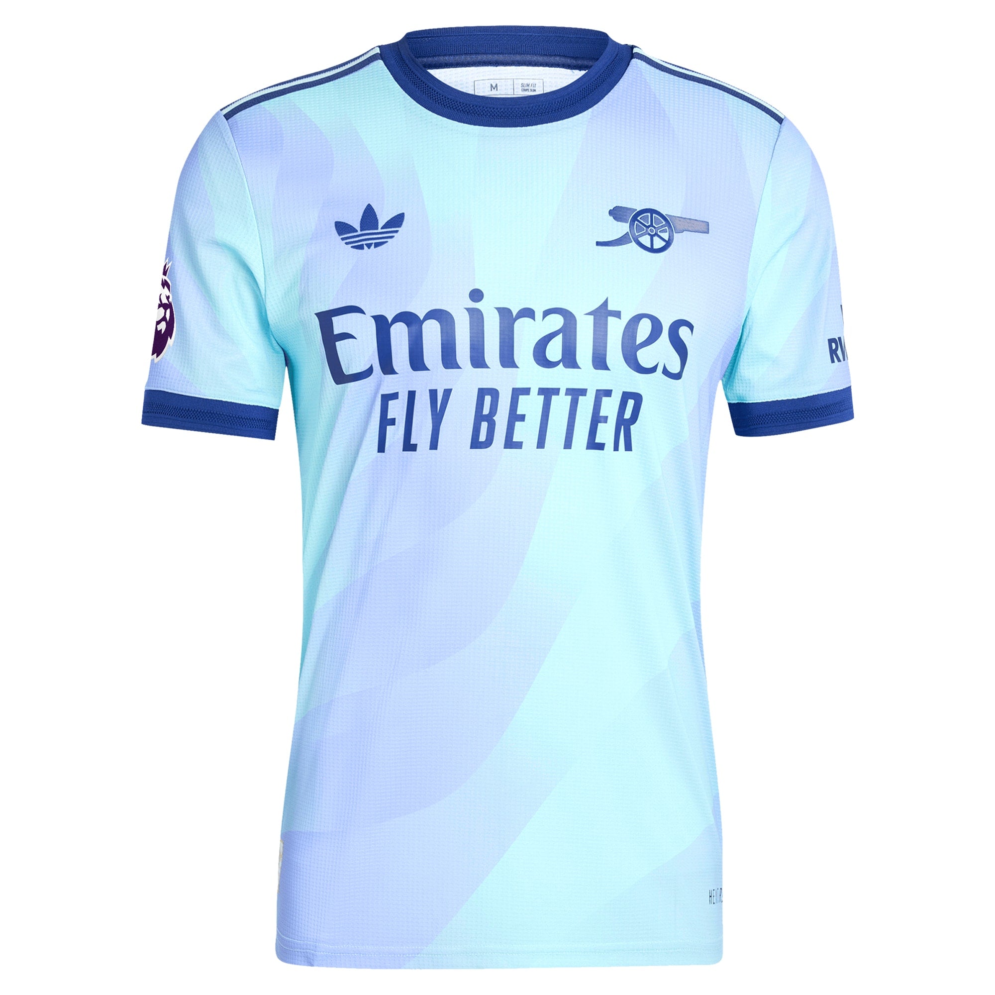 Bukayo Saka Arsenal adidas Originals 2024/25 Third Player Authentic T-shirt - Aqua