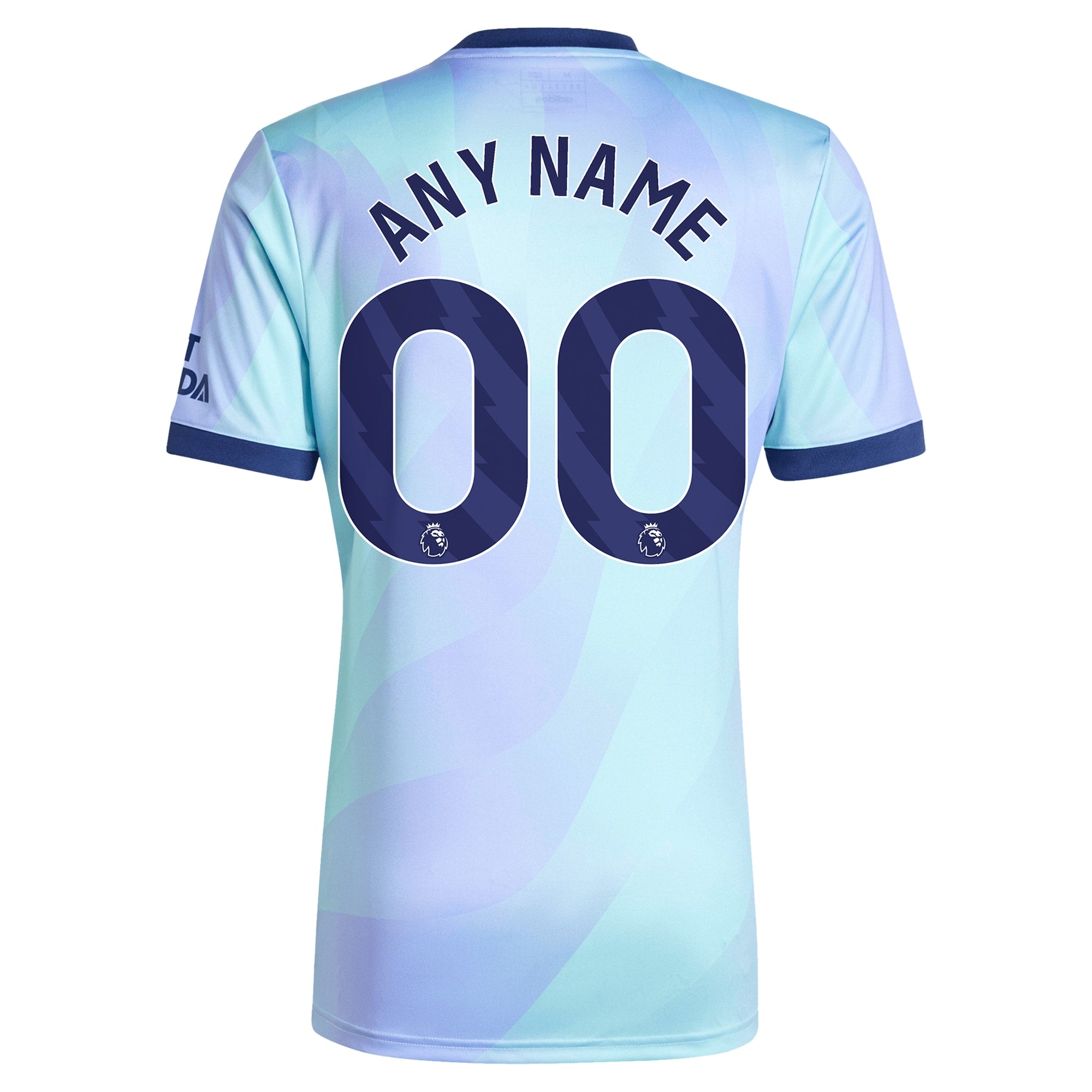 Arsenal adidas Originals 2024/25 Third Custom Authentic T-shirt - Aqua