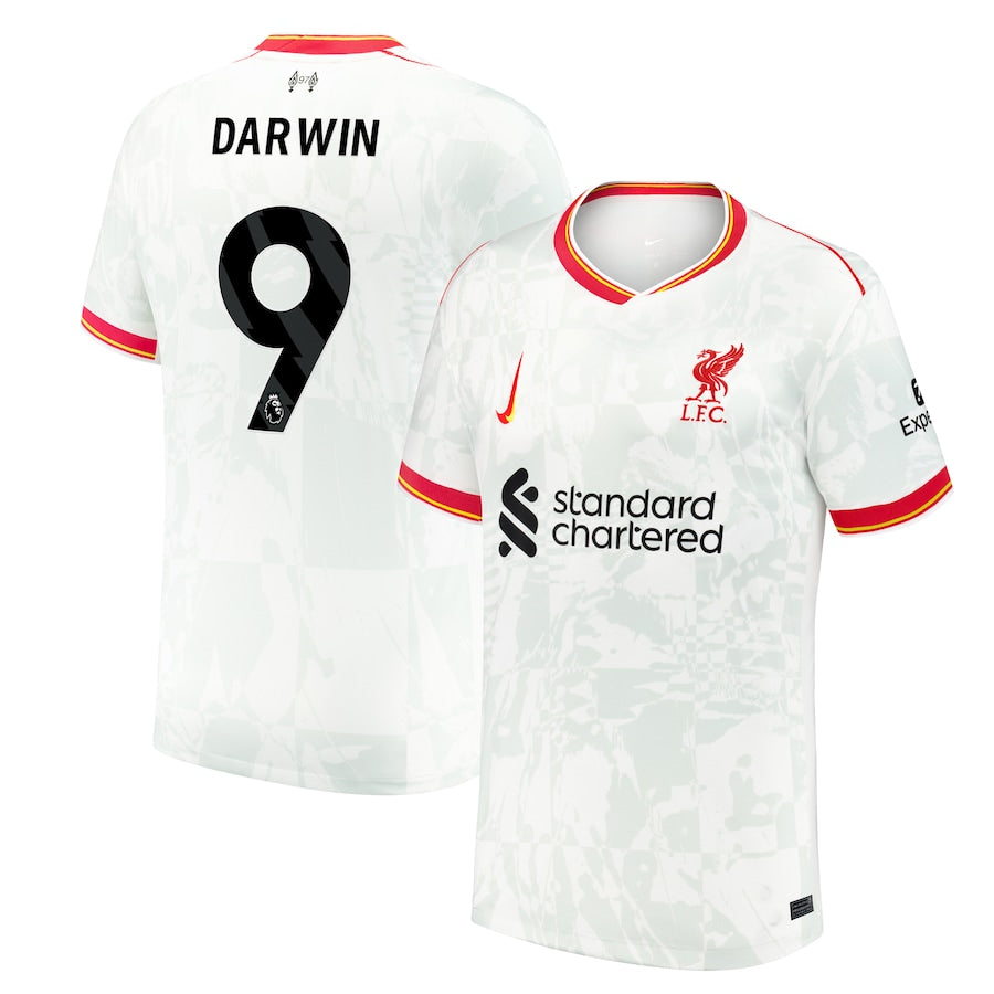 Darwin Núñez Liverpool Nike 2024/25 Third  Authentic T-shirt - White