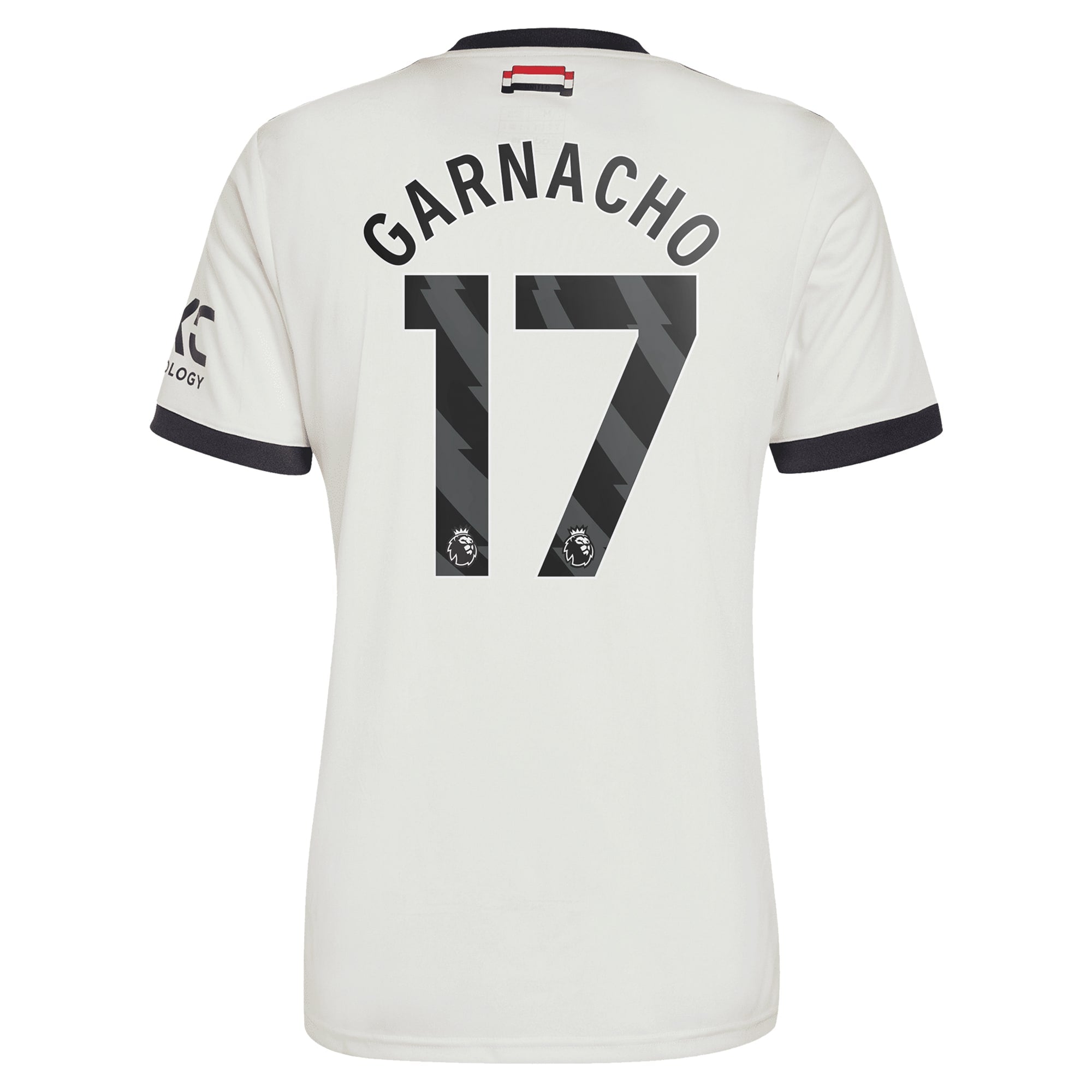 Alejandro Garnacho Manchester United adidas Originals 2024/25 Third Authentic T-shirt - Cream