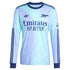 Arsenal adidas Originals 2024/25 Third Long Sleeve Custom Authentic T-shirt - Aqua