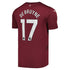 Kevin De Bruyne Manchester City Puma 2024/25 Third Player Authentic T-shirt - Burgundy