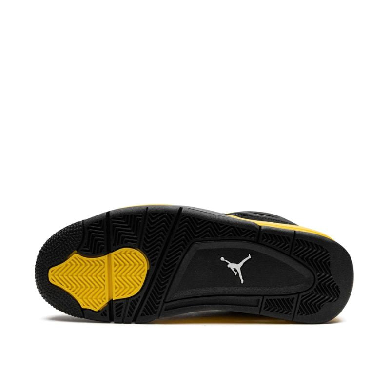 AJ 4 Thunder sneakers Bleck/Yellow - Nevada Shoe