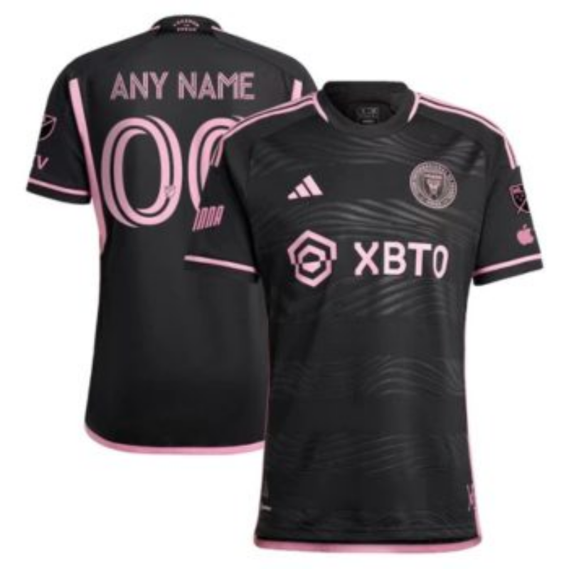 All Players Inter Miami CF Adidas 2023/24 Custom Authentic T-shirt - Black