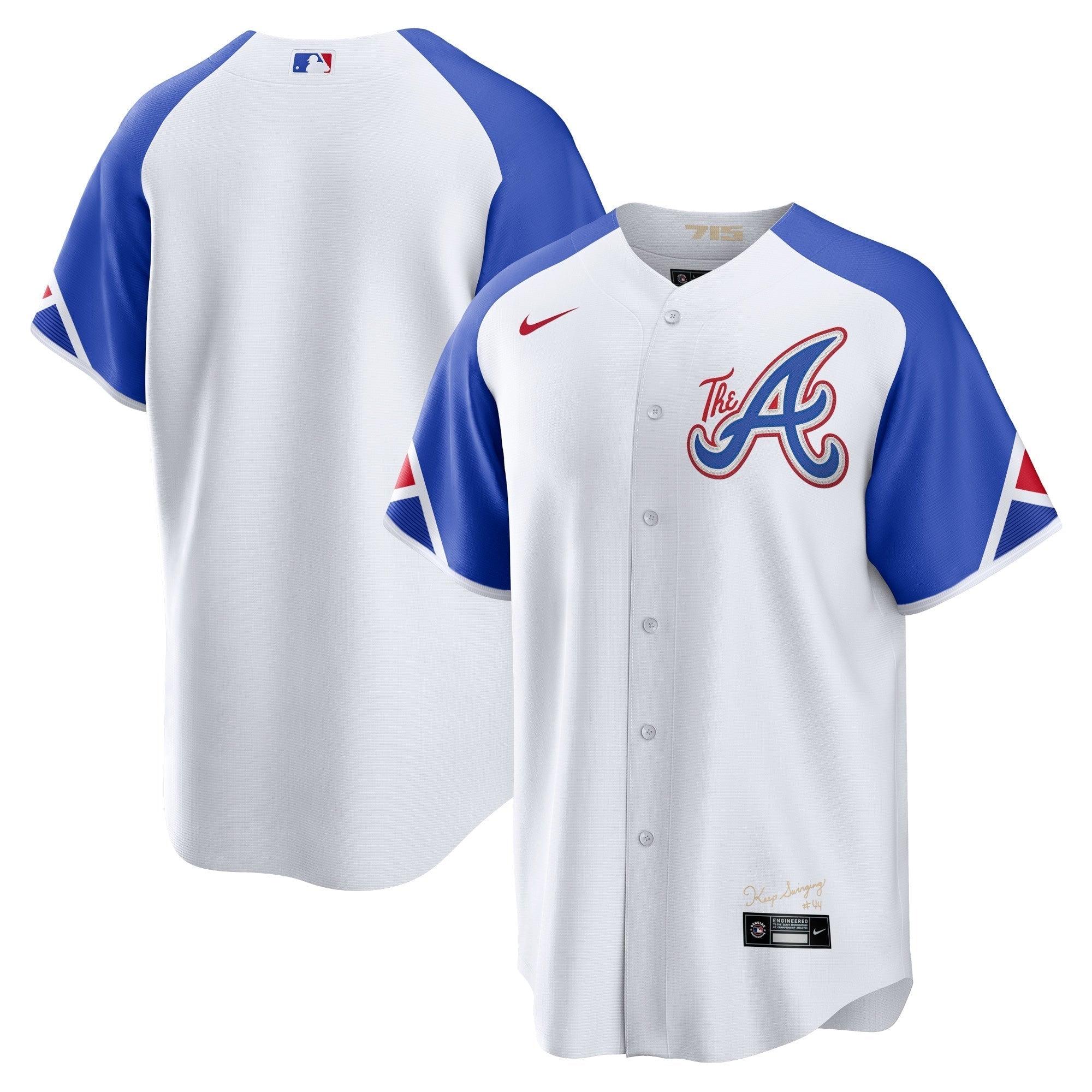Atlanta Braves Nike 2023 City Connect Custom Authentic T-shirt - White