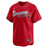 Atlanta Braves Nike Alternate Limited Custom Authentic T-shirt – Red