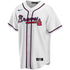 Atlanta Braves Nike Home Custom Authentic T-shirt - White