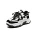 Women nevada Suede Leather Mesh Platform Chunky Sneaker.