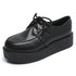 Creeper 2020 Women Flats Lace Up Platform Shoes Autumn Women Shoes Suede Ladies Shoes Plus Size 41 Female Shoes Free Shipping