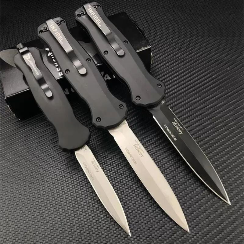 Benchmade 3300/3310/3320 D2 Steel Machined Pocket knife For Camping Black