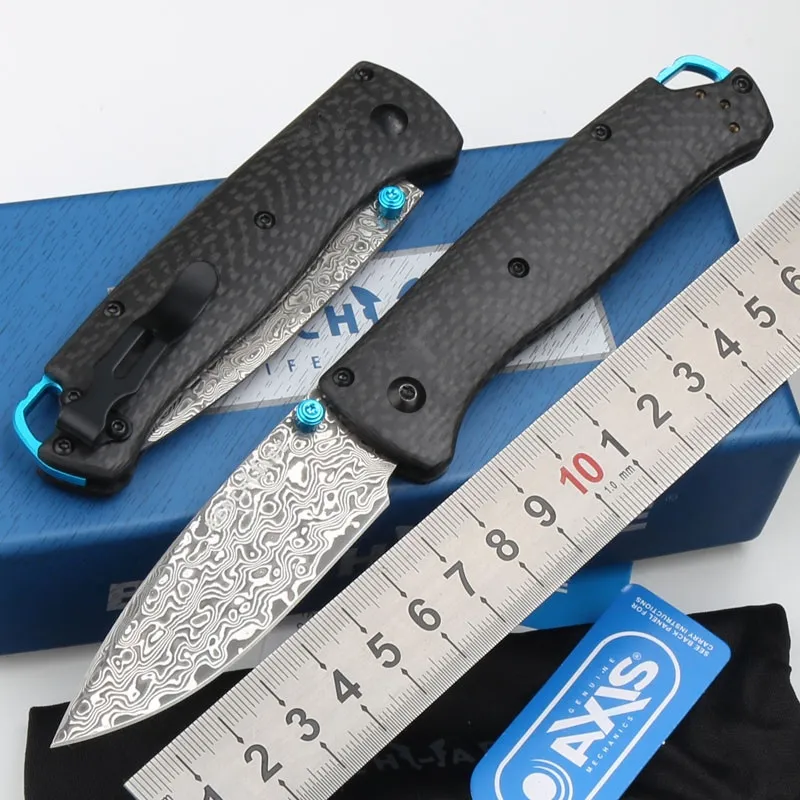 Benchmade 535 Bugout: Elite Damascus & S90V Carbon Fiber Edition