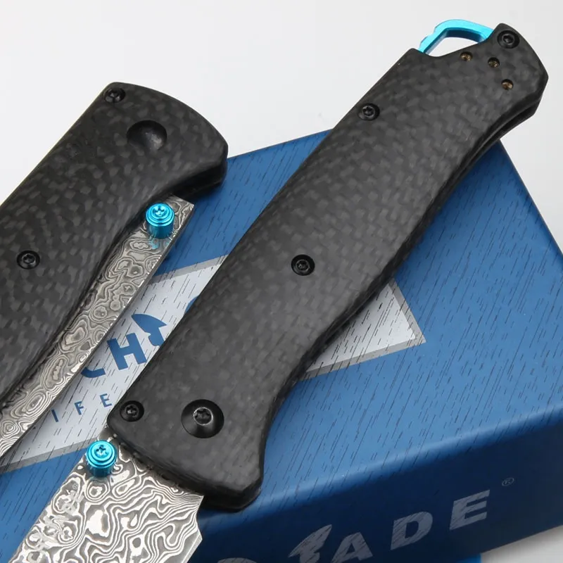 Benchmade 535 Bugout: Elite Damascus & S90V Carbon Fiber Edition