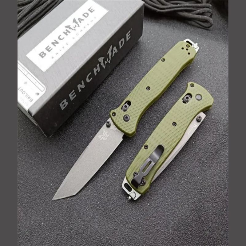 Benchmade 537 Series: 205mm Tactical Folder | Green Nylon Glass Fiber | 60 HRC