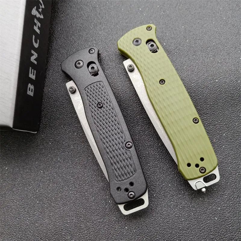 Benchmade 537 Series: 205mm Tactical Folder | Green Nylon Glass Fiber | 60 HRC