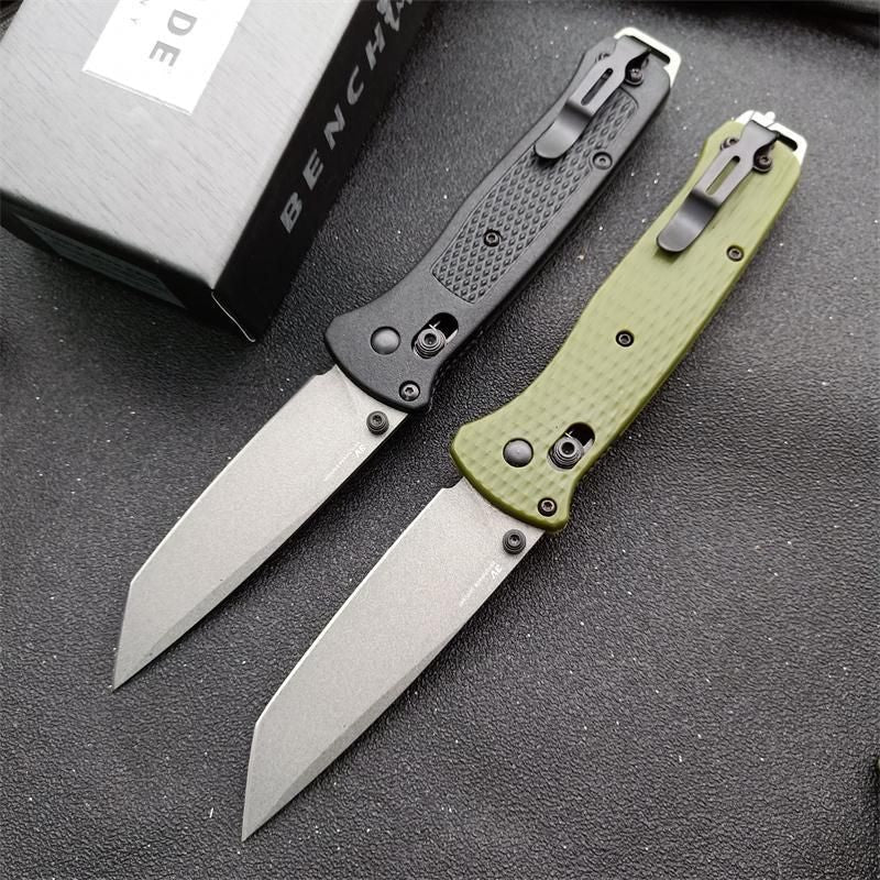 Benchmade 537 Series: 205mm Tactical Folder | Green Nylon Glass Fiber | 60 HRC