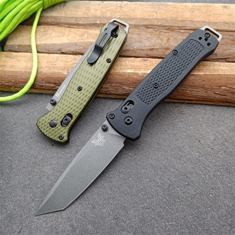 Benchmade 537 Series: 205mm Tactical Folder | Green Nylon Glass Fiber | 60 HRC