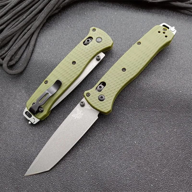 Benchmade 537 Series: 205mm Tactical Folder | Green Nylon Glass Fiber | 60 HRC