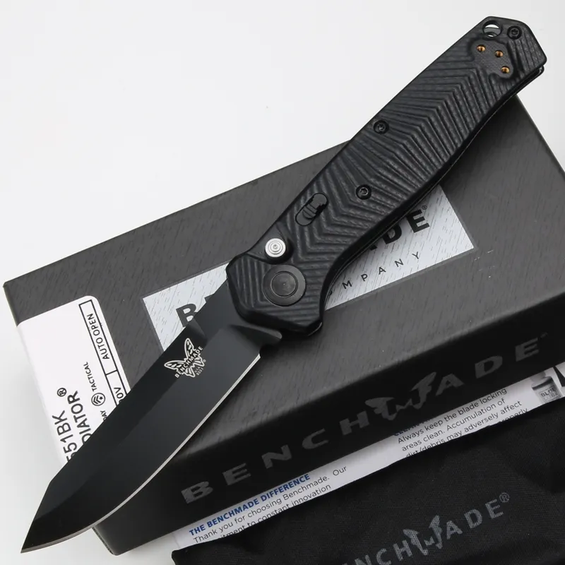 Benchmade 8851 Casbah Auto: Ultra-Light 77g G10 Tactical Folder