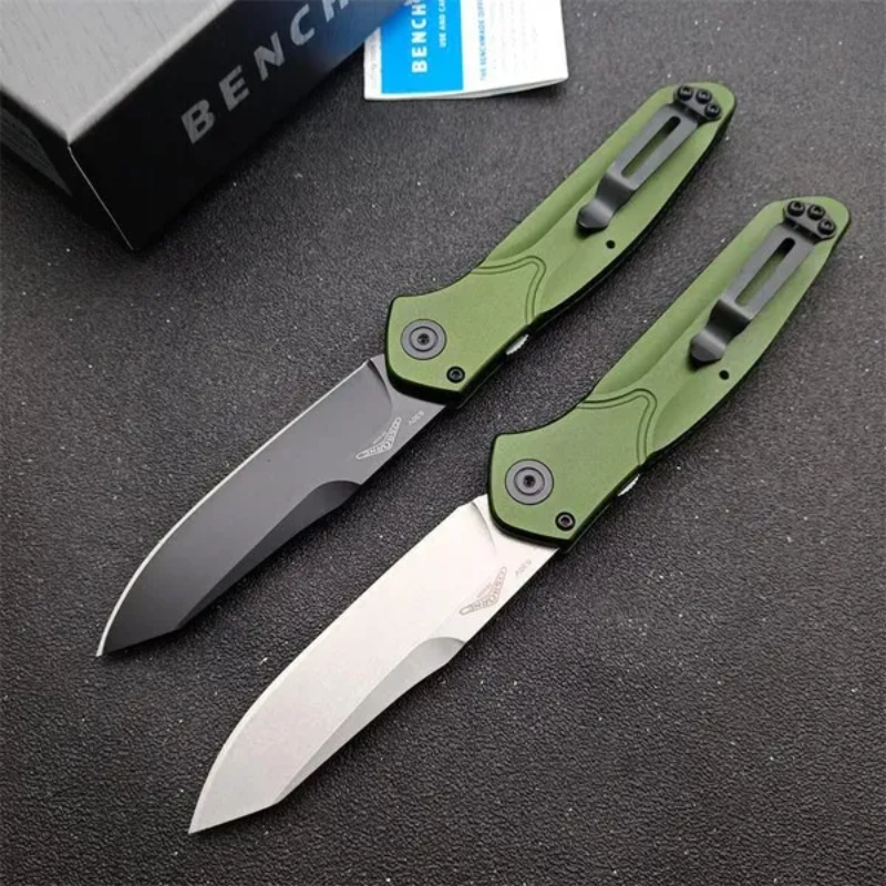 Benchmade 9400BK Osborne Auto: Forest Green & Black CPM-S30V