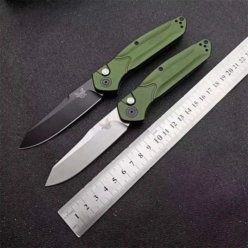 Benchmade 9400BK Osborne Auto: Forest Green & Black CPM-S30V