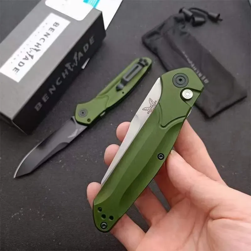 Benchmade 9400BK Osborne Auto: Forest Green & Black CPM-S30V