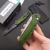 Benchmade 9400BK Osborne Auto: Forest Green & Black CPM-S30V
