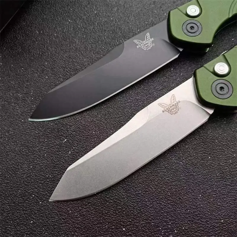 Benchmade 9400BK Osborne Auto: Forest Green & Black CPM-S30V