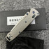 Benchmade BM537 Tanto: 205mm CNC Titanium | TC4 Alloy Handle | Elite 60 HRC