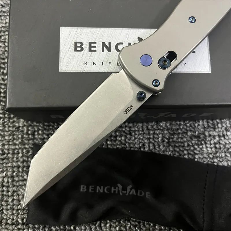 Benchmade BM537 Tanto: 205mm CNC Titanium | TC4 Alloy Handle | Elite 60 HRC