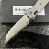 Benchmade BM537 Tanto: 205mm CNC Titanium | TC4 Alloy Handle | Elite 60 HRC