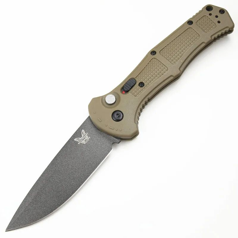 Benchmade 9070BK Claymore: 218mm Tactical Folder | Grivory Nylon Fiber & 59HRC