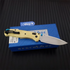 Benchmade 535 Bugout "Golden" Edition: Solid Brass Handle & Stone-Washed Steel