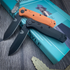 Professional Title: Benchmade 8551 Mediator Auto: Safety Orange S90V Tactical Folder