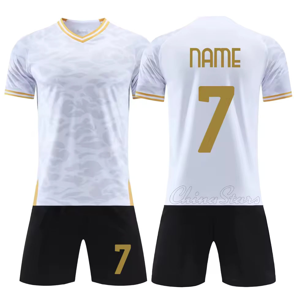 Black & Gold Custom Soccer Kit – Men’s & Youth Football Training Set | jerseys teams™