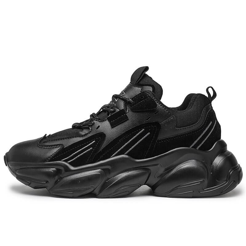 Men Shoe Chunky Luxury Comfortable, shoe men Glossy Thick Sole, Sports Shoe Trainers Running