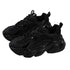 Women's Lace up Sneakers Black chunky Platform White Casual Leather breathable Fashion All-match Female Ladies Sports Sneakers