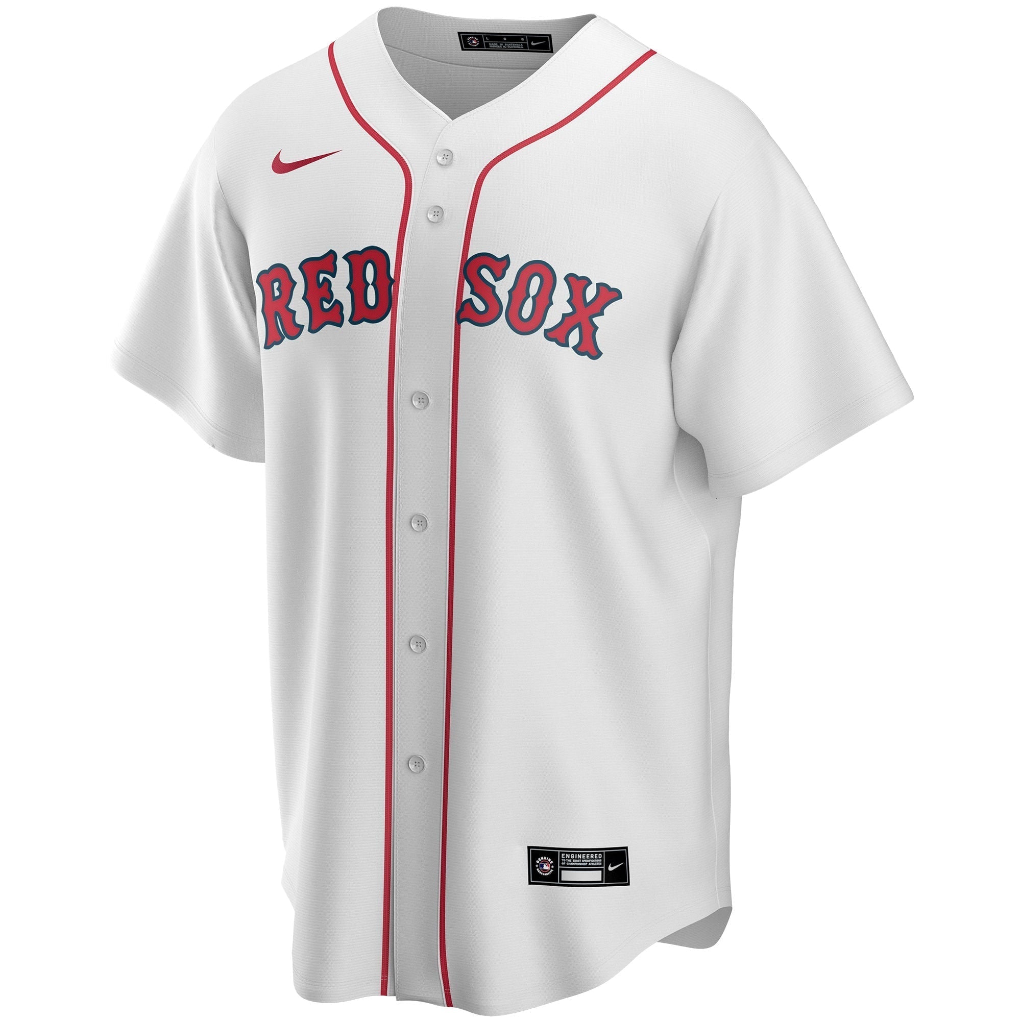 Boston Red Sox Nike Home Custom Authentic T-shirt - White